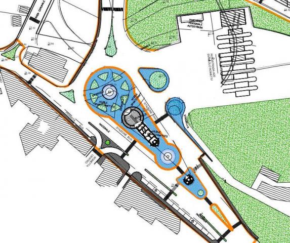 In foto il Progetto della Rotatoria di Rometta Marea