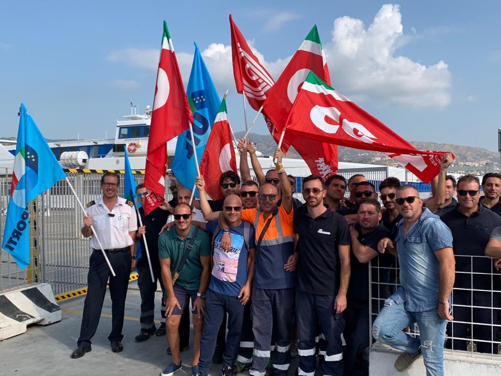 Aliscafi sullo Stretto sciopero Cgil e Uil