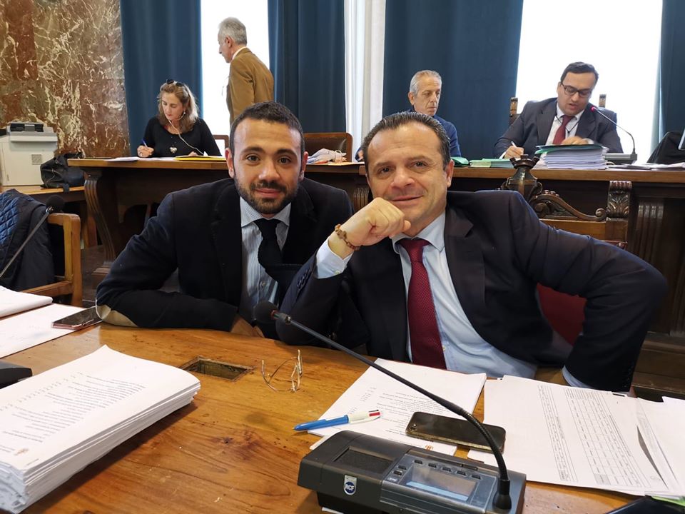 Il sindaco di Messina Cateno De Luca e Nino Interdonato
