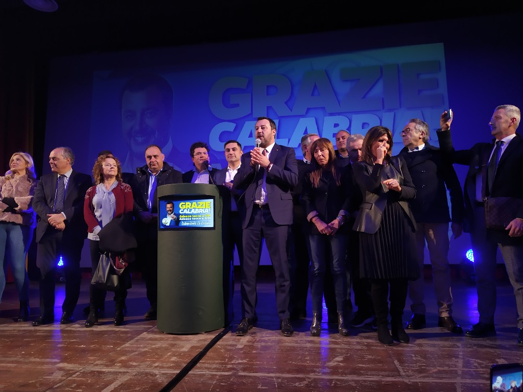 Reggio Calabria, arriva Matteo Salvini per