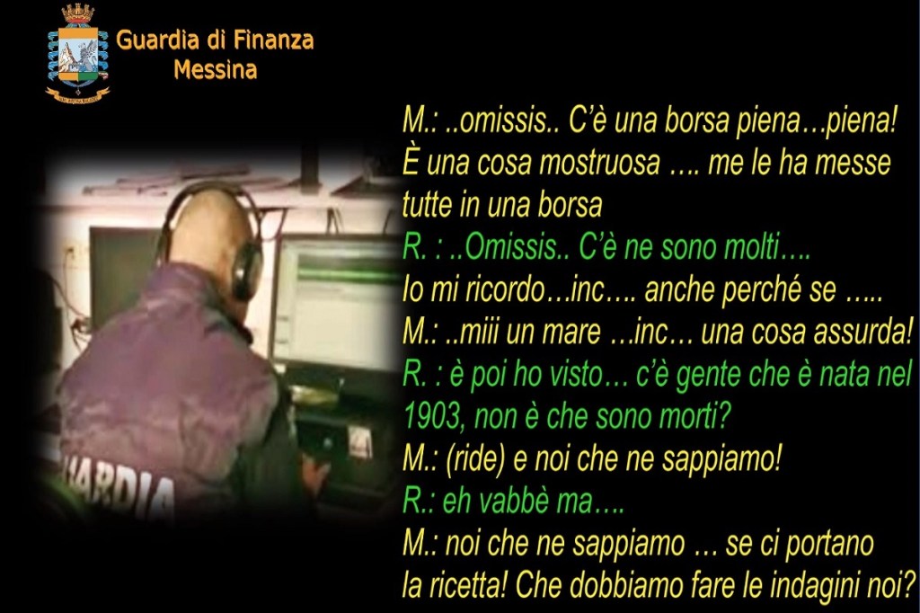 operazione apotheke intercettazioni