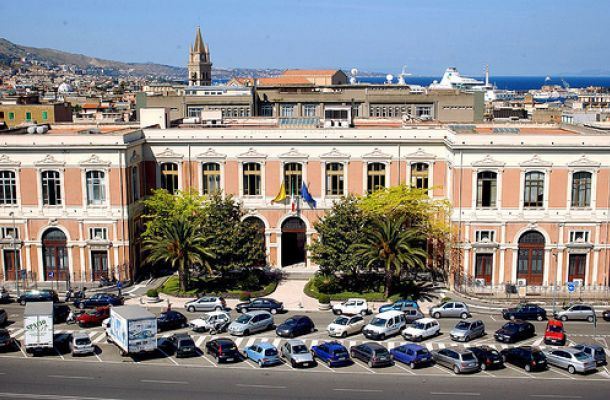 La facciata dell'Univrsità degli Studi di Messina