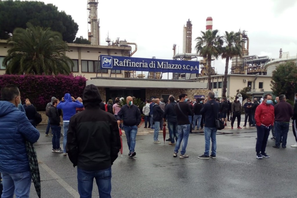 Sciopero Raffineria Milazzo