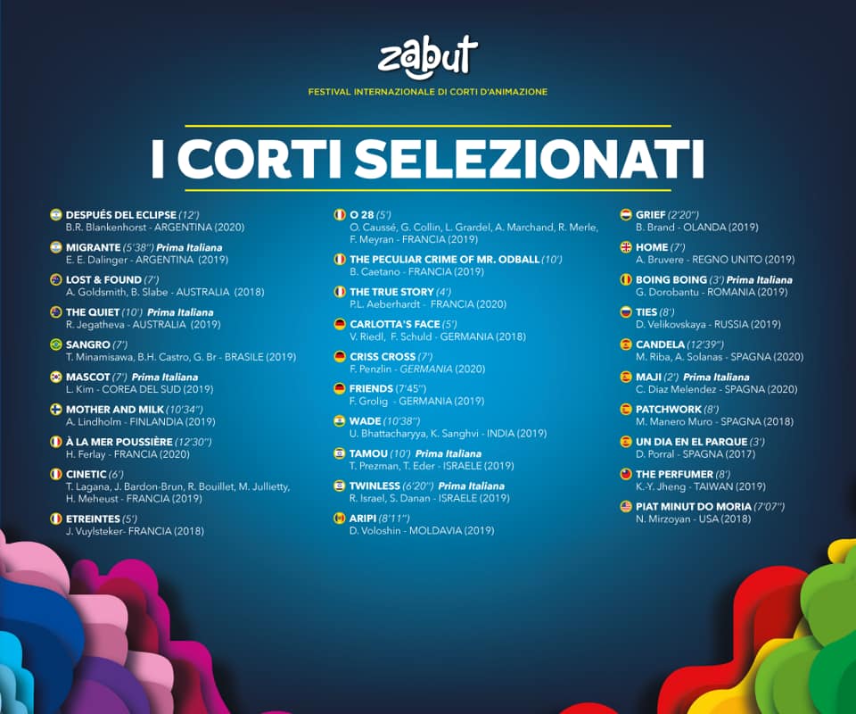 Zabut Festival, le opere selezionate