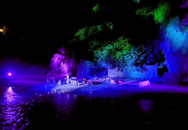 Gole dell'Alcantara, una scena dell'"Inferno"