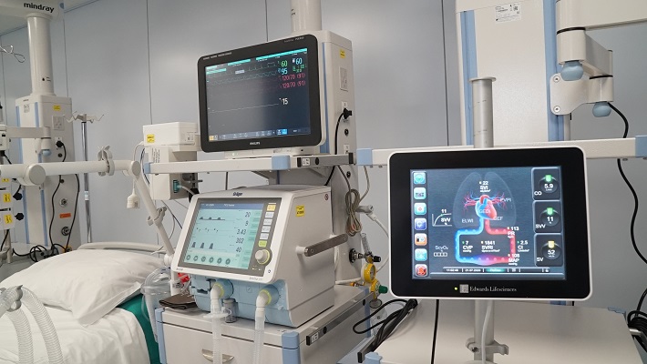 macchinari terapia intensiva Policlinico di Messina