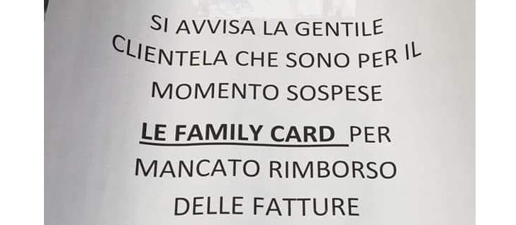  Il Comune Non Rimborsa Le Fatture Alcuni Esercenti Sospendono La 