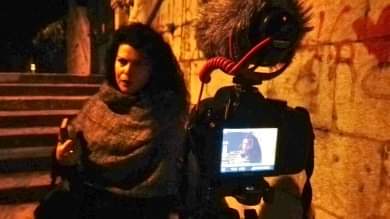 Messina Arcana, un momento delle riprese