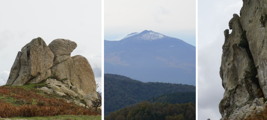 Alcune delle bellezze che si possono ammirare all'Argimusco