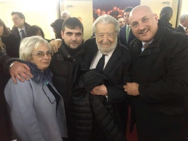 Salvo D'Angelo, regista di "Messina Arcana", con Pupi Avati