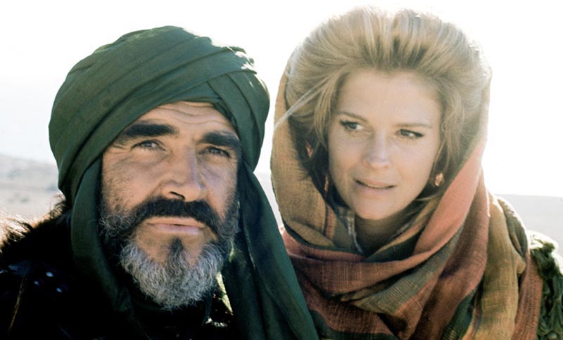 Sean Connery e Candice Bergen in "Il vento e il leone"