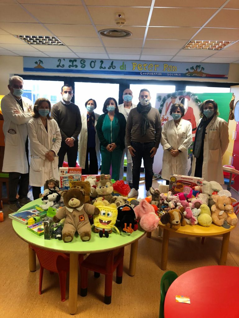 donazione giocattoli papardo Milazzo e Barcellona