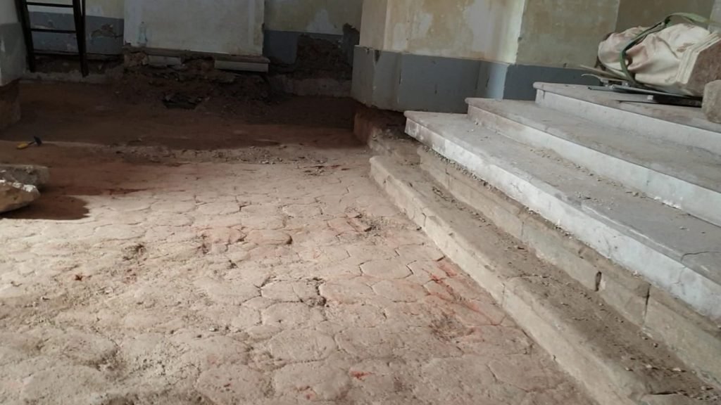 pavimento Chiesa del Rosario Galati Mamertino