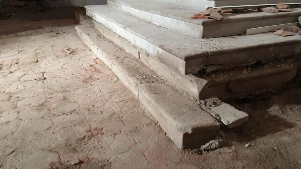 scavi chiesa del Rosario Galati Mamertino