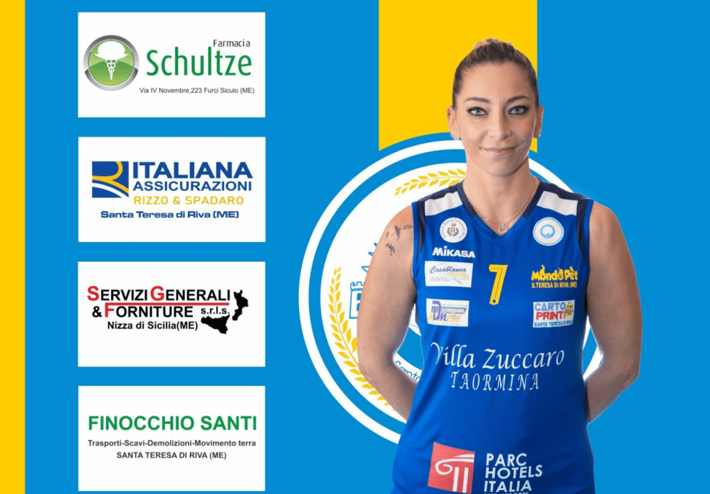 Una pallavolista dell'Amando Volley Santa Teresa