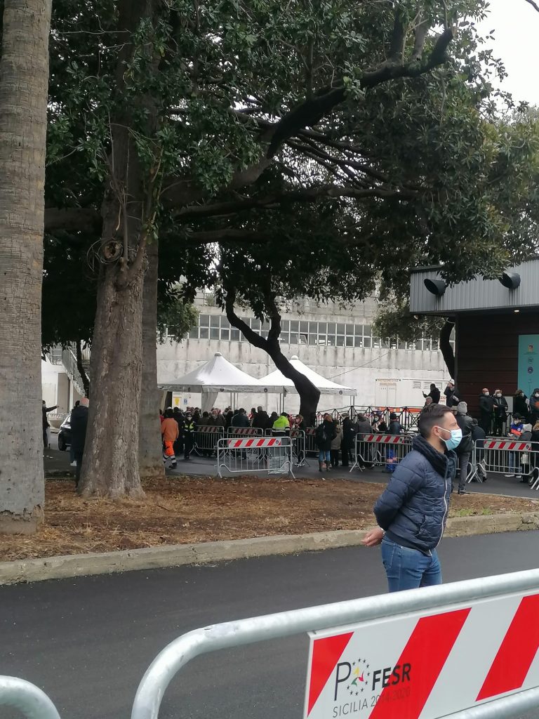 hub vaccini Messina Fiera
