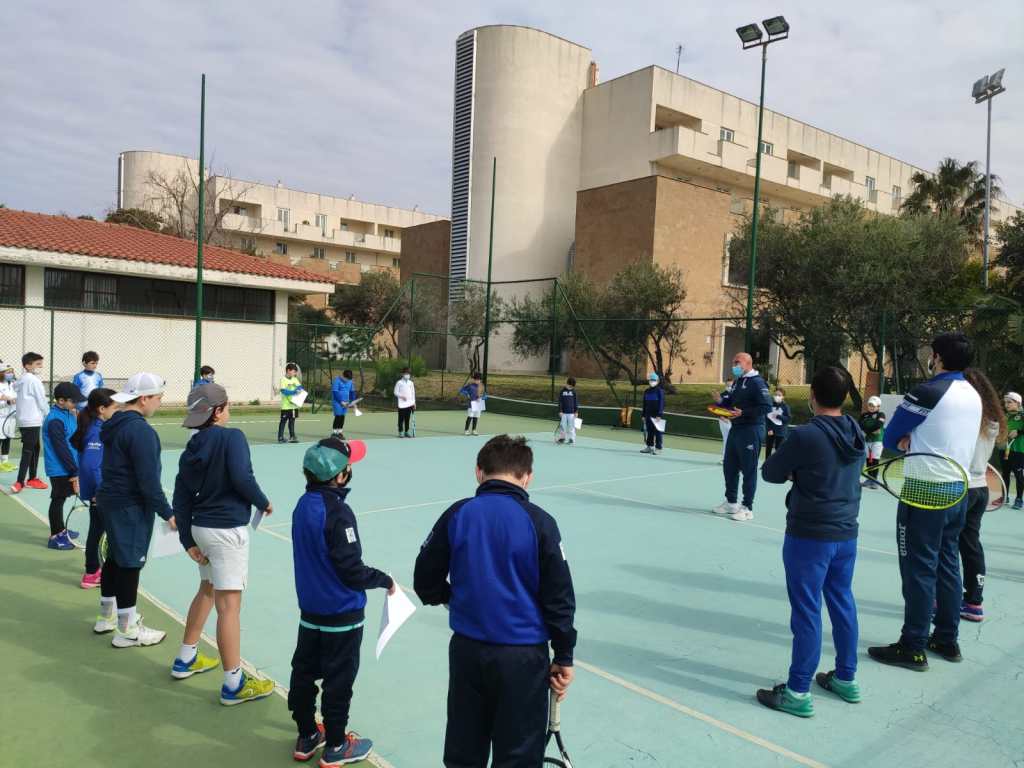 Gli under10 che hanno preso parte al CAP di Tennis della provincia di Messina