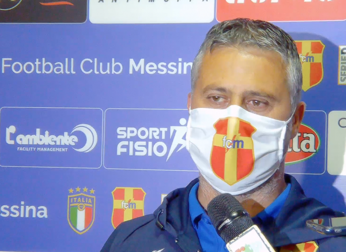 Mister Costantino dopo Fc Messina vs Acireale