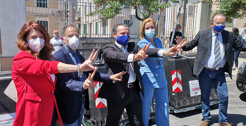 Messina. Tolto l'ultimo cassonetto di rifiuti