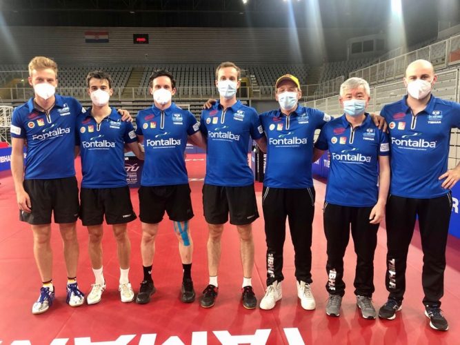 La squadra della Top Spin Messina al completo a Carrara