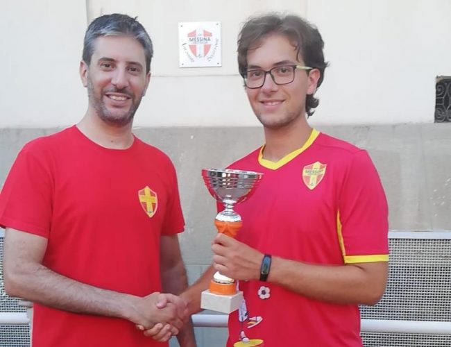 Armando Giuffrè vincitore del Memorial Sciarrone organizzato da Messina Table Soccer