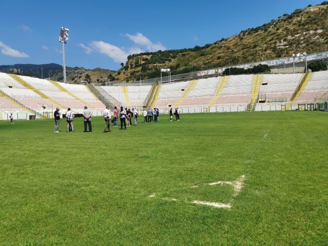 Sopralluogo allo stadio "Franco Scoglio" di Messina