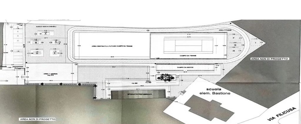 milazzo progetto parco sportivo bastione