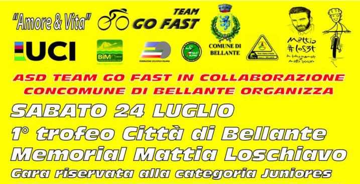 La squadra Juniores del Team Nibali prenderà parte alla corsa su strada in Abruzzo Trofeo Città di Bellante