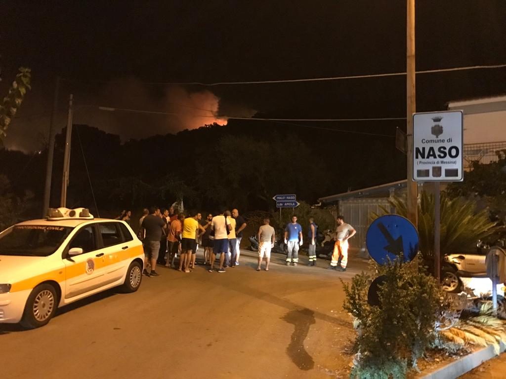 incendio Naso agosto 2021