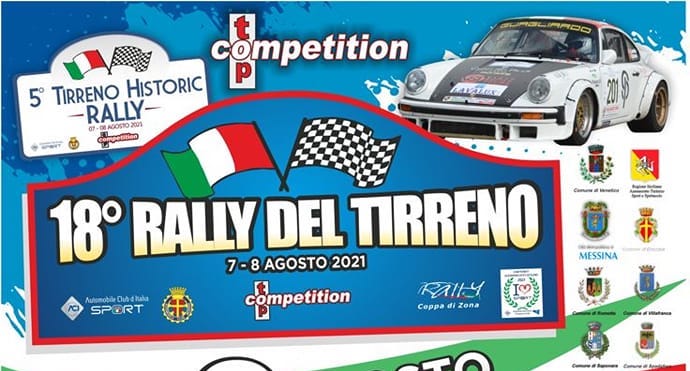 Nella notte tra sabato 7 agosto e domenica 8 si svolgerà il 18° Rally del Tirreno