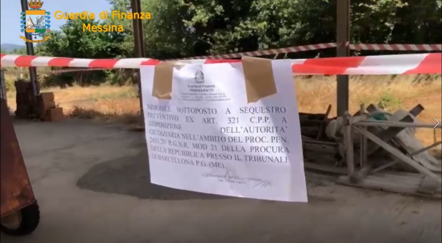 sequestro fotovoltaico Montalbano Elicona