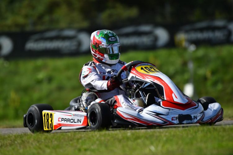 Il barcellonese Angelo Lombardo protagonista al mondiale di karting categoria Kz2, scuderia Parolin