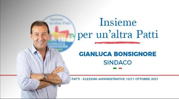 Gianluca Bonsignore amministrative 2021 Patti