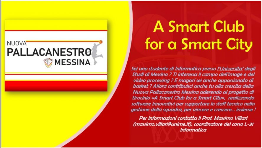 Collaborazione tra Nuova Pallacanestro Messina e Unime, avviato un tirocinio per studenti di Informatica che creeranno un software che analizzi i match della società