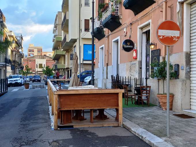 Piazza Orange, a Reggio Calabria