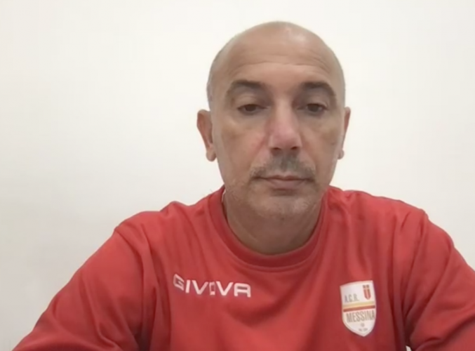 Salvatore Sullo, allenatore dell'Acr Messina, presenta la sfida di sabato pomeriggio che si giocherà al Franco Scoglio contro il Monterosi Tuscia