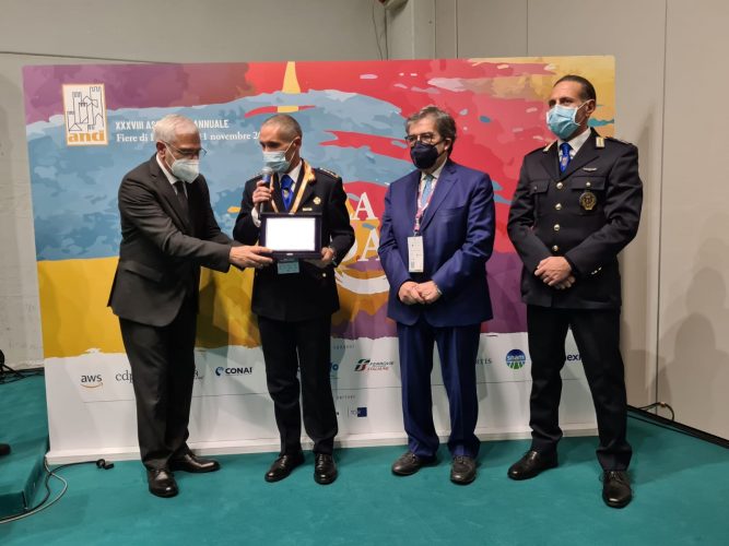 Un momento del premio "Sicurezza urbana" 2021 a Parma