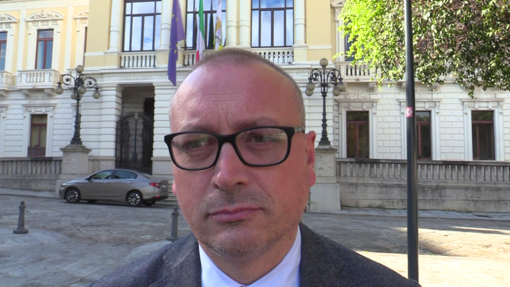 Carmelo Versace, neo-sindaco metropolitano facente funzioni di Reggio Calabria (23.11.2021)