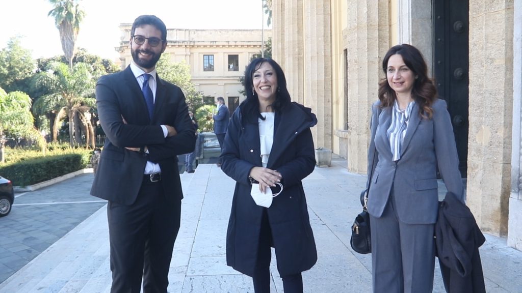 i parlamentari M5S D'Uva e D'Angelo con la sottosegretaria Macina