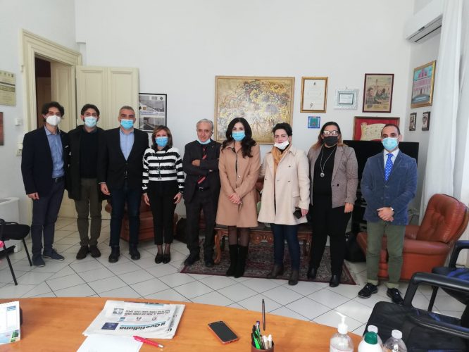 I consiglieri comunali del Pd di Reggio Calabria a Siderno per solidarizzare col sindaco Mariateresa Fragomeni (18.11.2021)