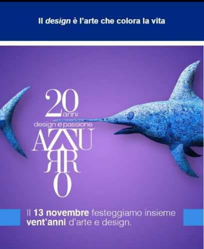 "Arte in showroom": esposizione Bono&Brandolino per i 20 anni di "Azzurro" a Reggio Calabria