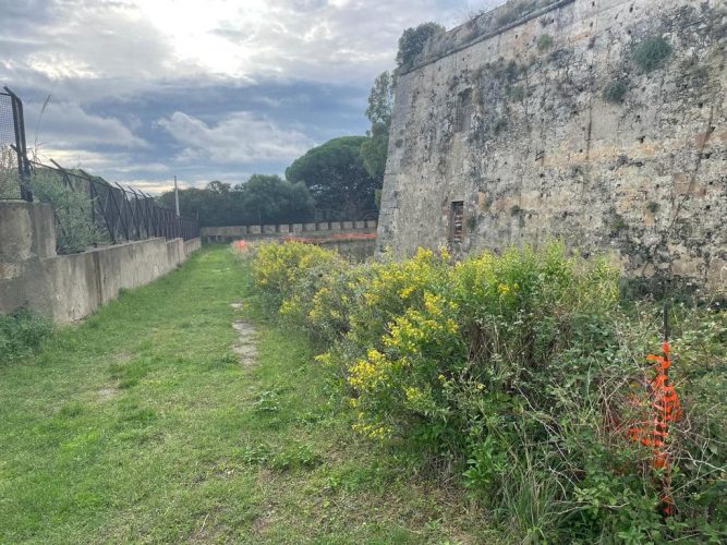 Lavori di restauro del Forte Gonzaga