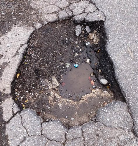 Reggio Calabria, enorme sprofondo al ponte della Libertà (2.12.2021)