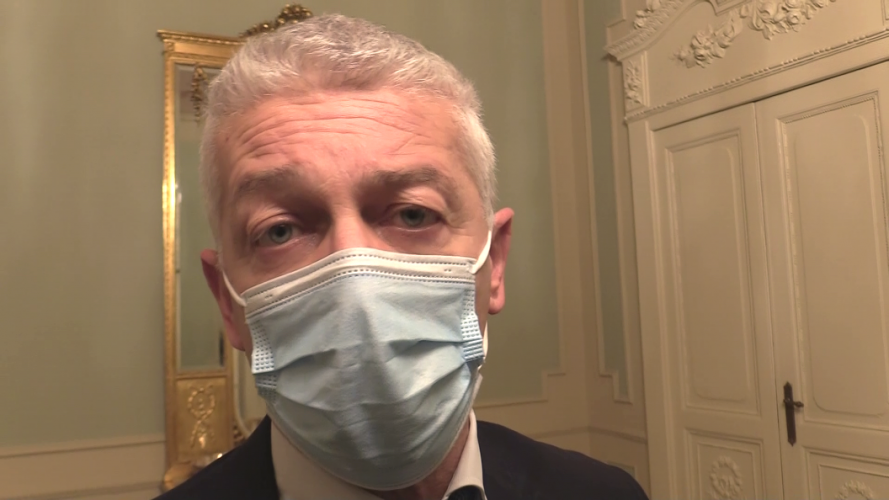 Nicola Morra, presidente della Commissione parlamentare Antimafia (7.12.2021)