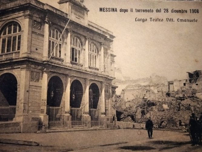 Teatro Vittorio Emanuele di Messina: il terremoto del 1908