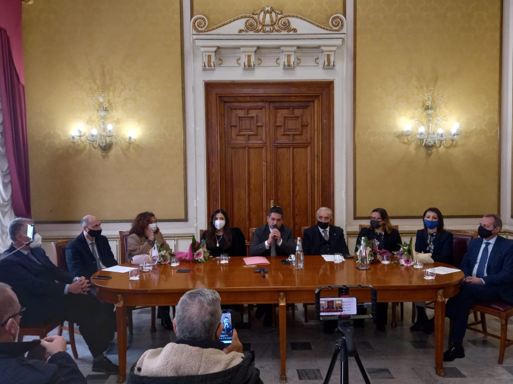Reggio, conferenza stampa di presentazione della Teknoservice (9.12.2021)