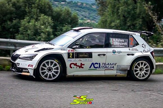 La vettura con cui Marco Pollara è diventato campione siciliano di Rally