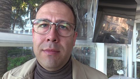 Peppe Minnella, portavoce della Fiamma tricolore