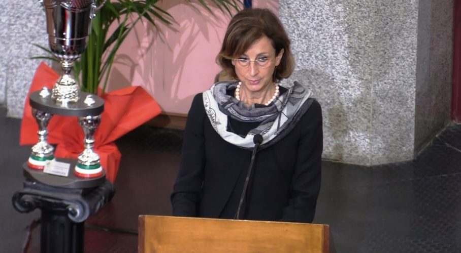 Marta Cartabia, ministro della Giustizia, all'inaugurazione dell'Anno giudiziario RC (22.1.2022)