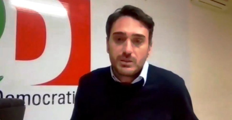 Nicola Irto nella videoAssemblea regionale del Pd (21.1.2022)